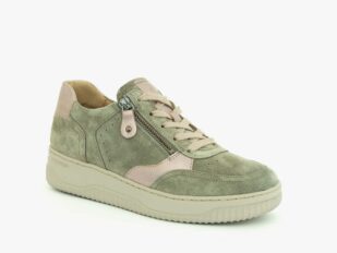 Boogie Velourleder khaki