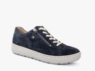 Phil Veloursleder dunkelblau